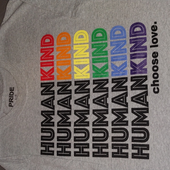 Pride Tops - Adult Pride Shirt "Human Kind Choose Love"